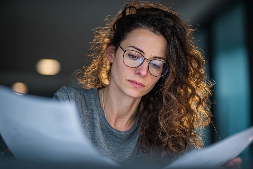 Comptable en pleine révision d'états financiers, mettant en avant son souci du détail