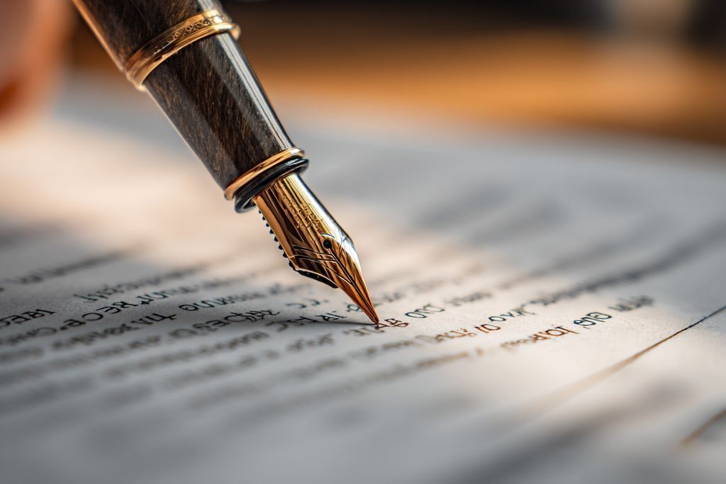 Gros plan sur la signature d'un document de liquidation d'entreprise