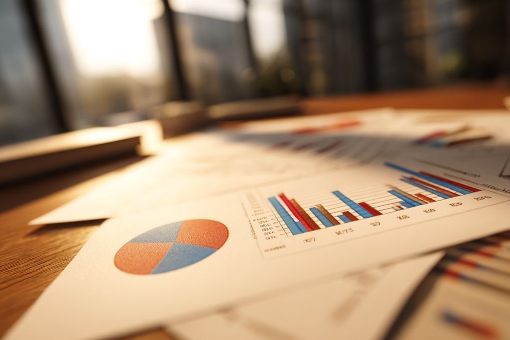 Image d'un cadre professionnel présentant des graphiques illustrant l'augmentation des revenus par la gestion d'actifs intellectuels.