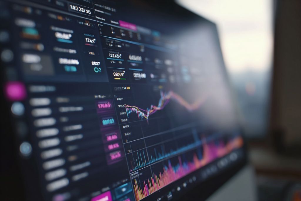 Un écran d'ordinateur montrant un logiciel financier avec des données surlignées pour une optimisation