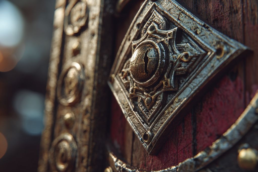 Image d'un design artistique protégé par des symboles de sécurité