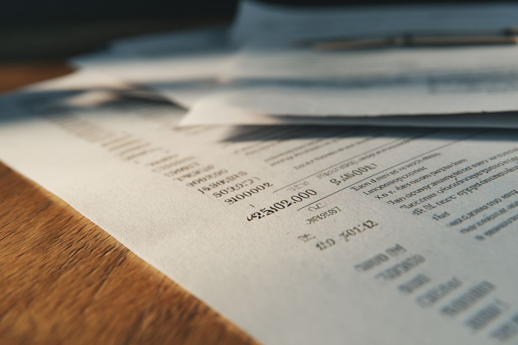 Détails d'un document juridique incluant des calculs financiers révélant des coûts imprévus en cours de liquidation.