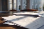 Image de documents juridiques mettant en avant la responsabilité limitée pour des partenaires d'une entreprise.
