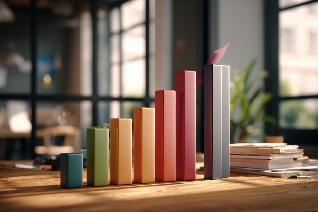 Graphique illustrant la comparaison de la croissance financière entre microentrepreneurs et entreprises classiques dans un cadre professionnel.